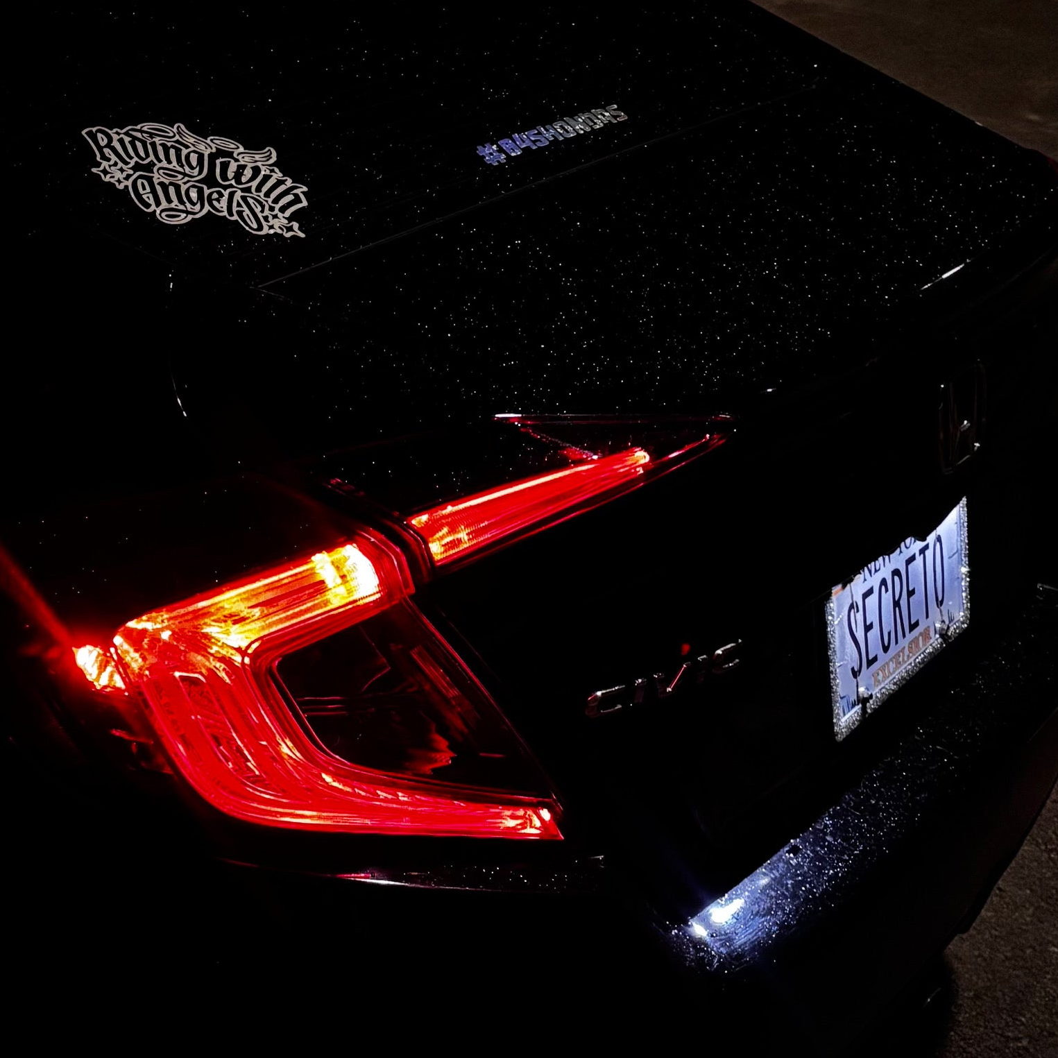 Riding With Angels Decal